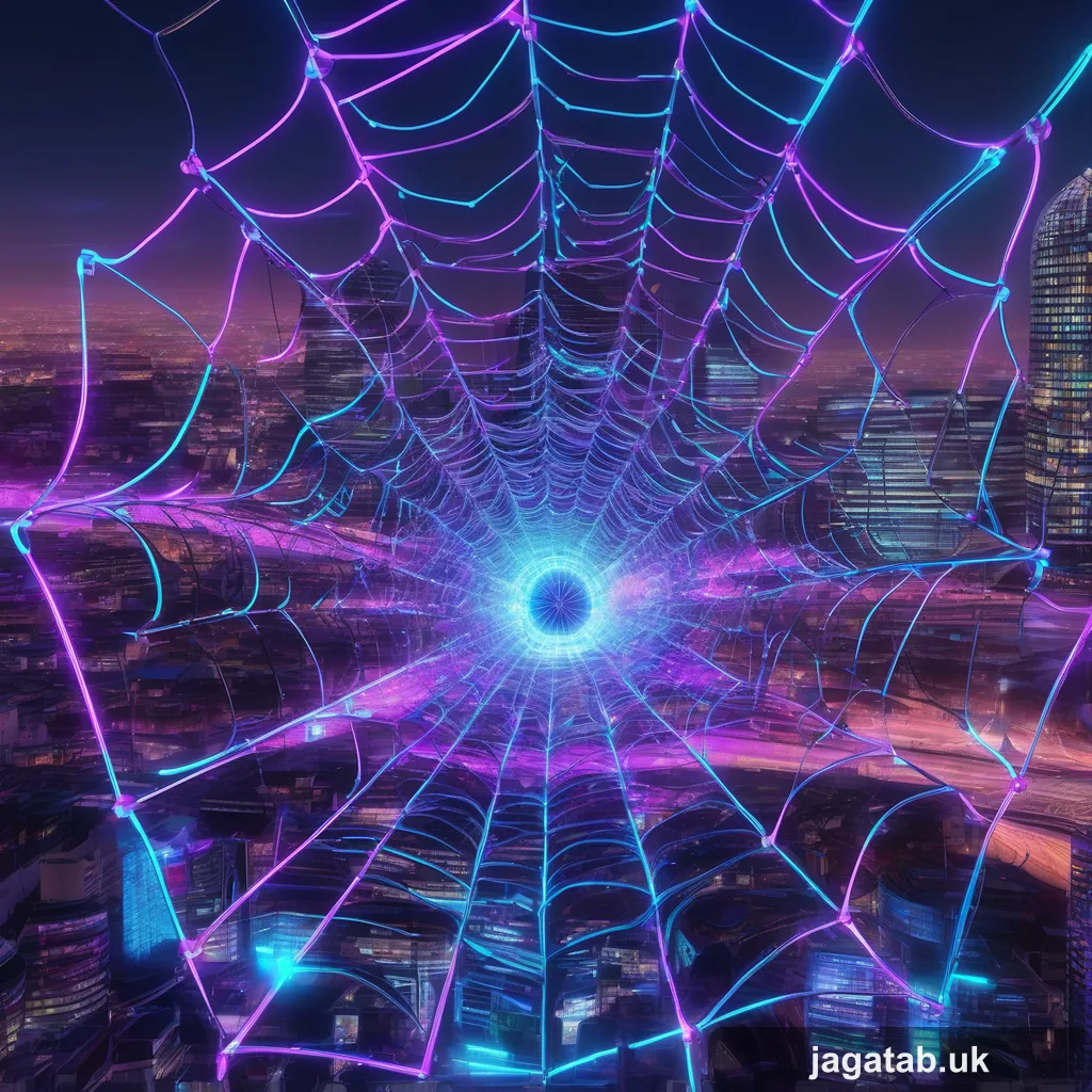 071 A Swirling Vortex Of Neon Blue And Purpl 0fd9