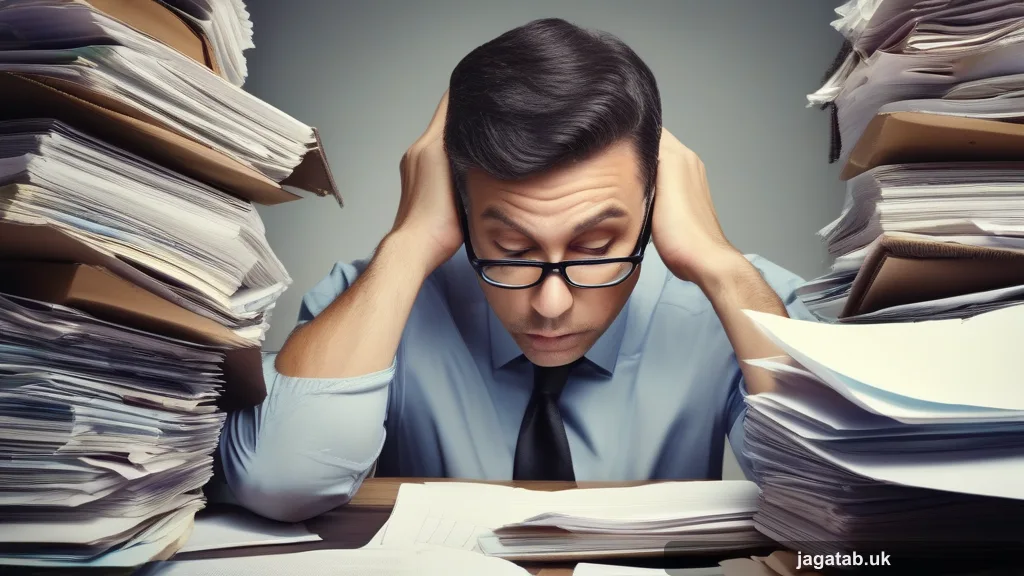 105 A Small Business Owner Overwhelmed By Pa 5c2a
