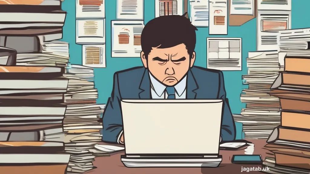 120 A Frazzled Small Business Owner Staring Cc3a