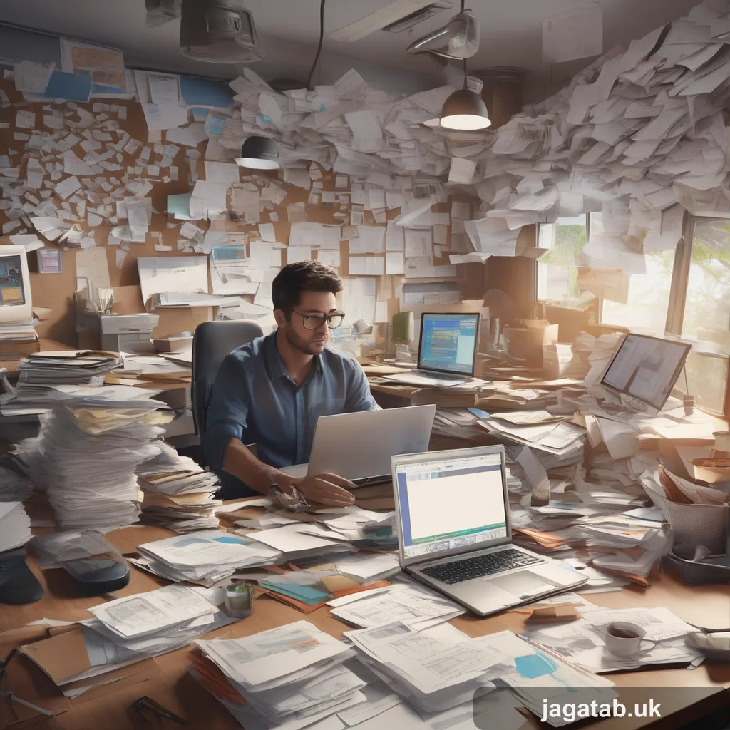 263 Photorealistic Photograph A Cluttered Of 5f5b