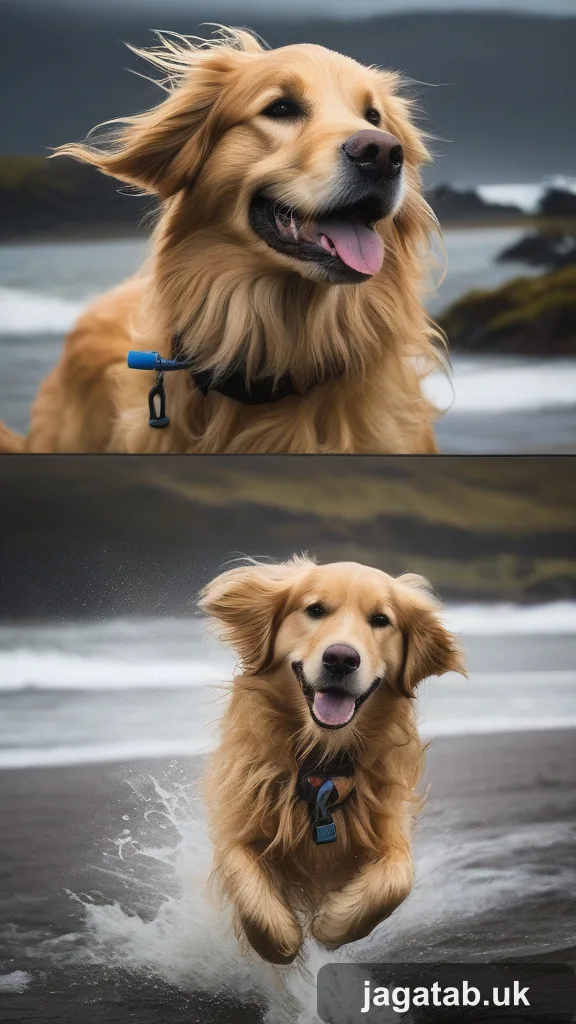 344 Scruffy Golden Retriever Floppy Ears Gui 5c99
