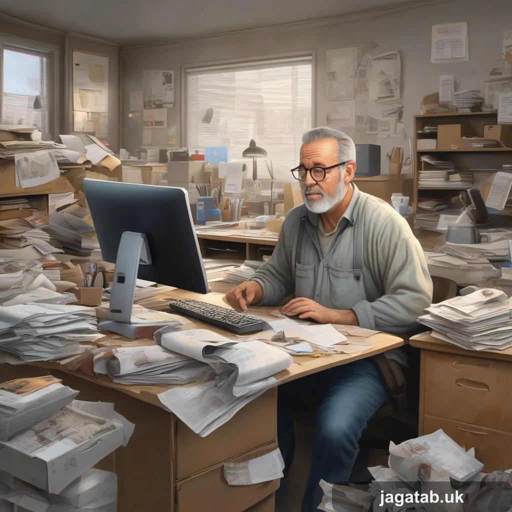 365 Photorealistic Photograph A Cluttered We B2c0