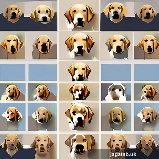 A Friendly Golden Retriever Studio Photo 217c