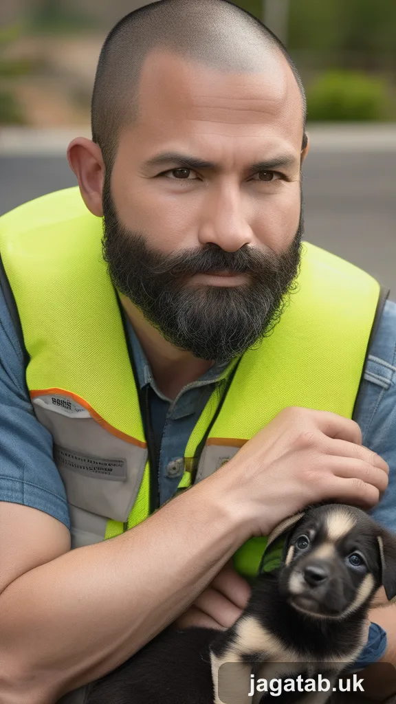 A Male Sanitation Worker In His Thirties