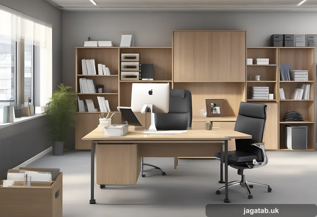 A Tidy Modern Uk Small Business Office D 983f