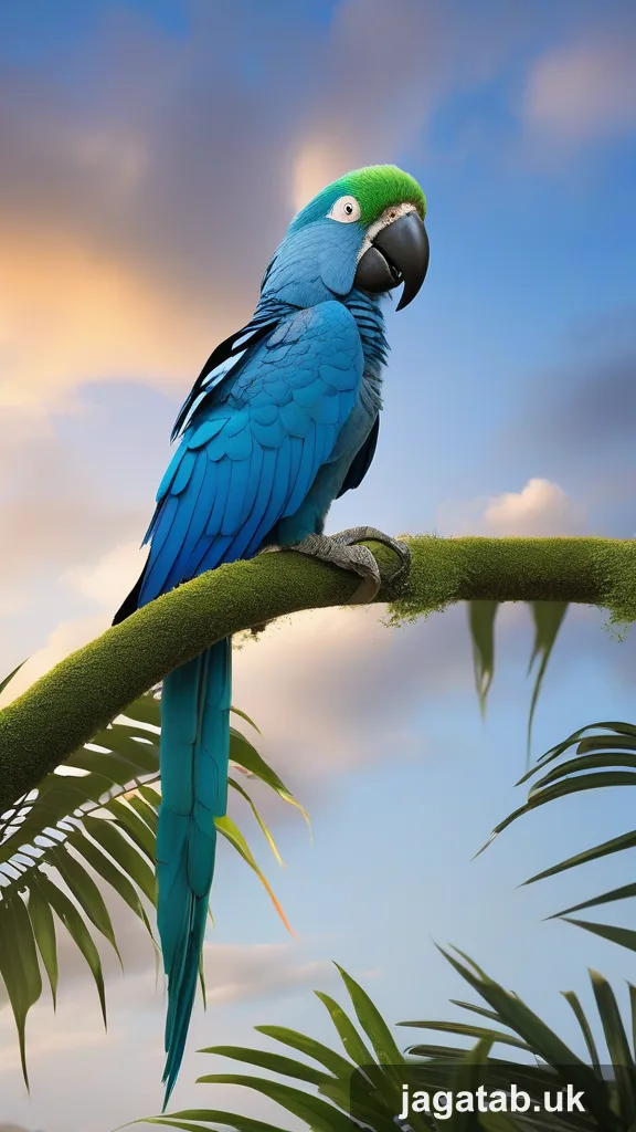 Adult Spix S Macaw Vivid Blue Plumage Sl 2e97