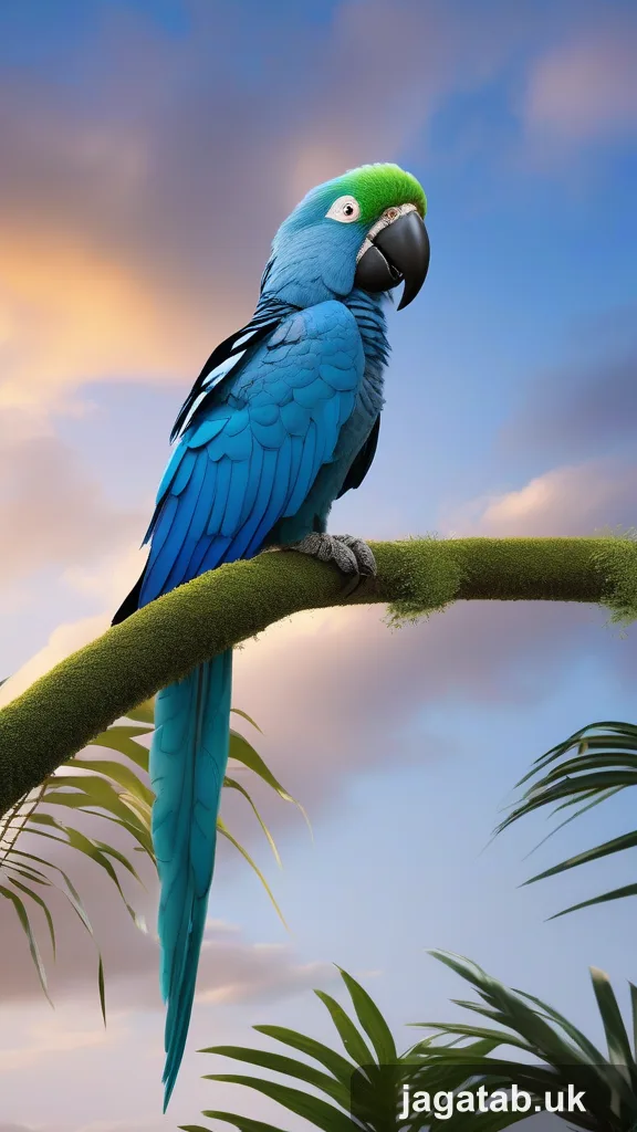 Adult Spix S Macaw Vivid Blue Plumage Sl Cd83