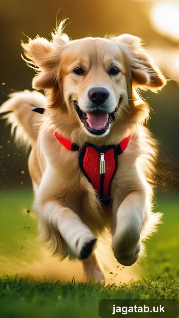 An Energetic Young Male Golden Retriever 6c06