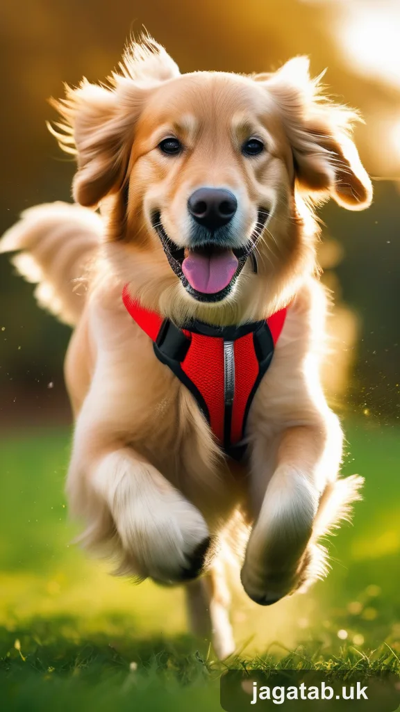An Energetic Young Male Golden Retriever 8e42