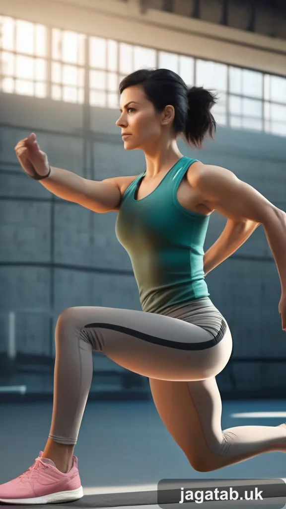 Athletic Woman Late 20s Short Dark Hair 860d
