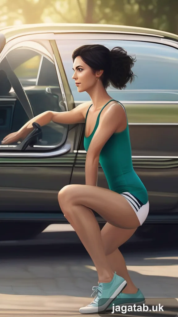 Athletic Woman Late 20s Short Dark Hair B599