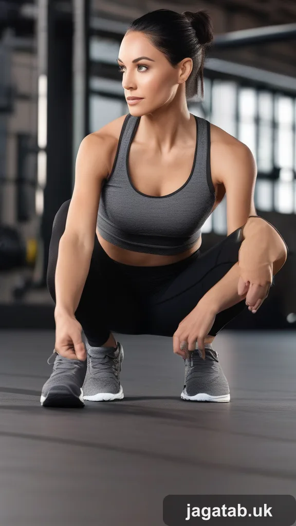 Athletic Woman Mid 20s Short Dark Hair G 8f05