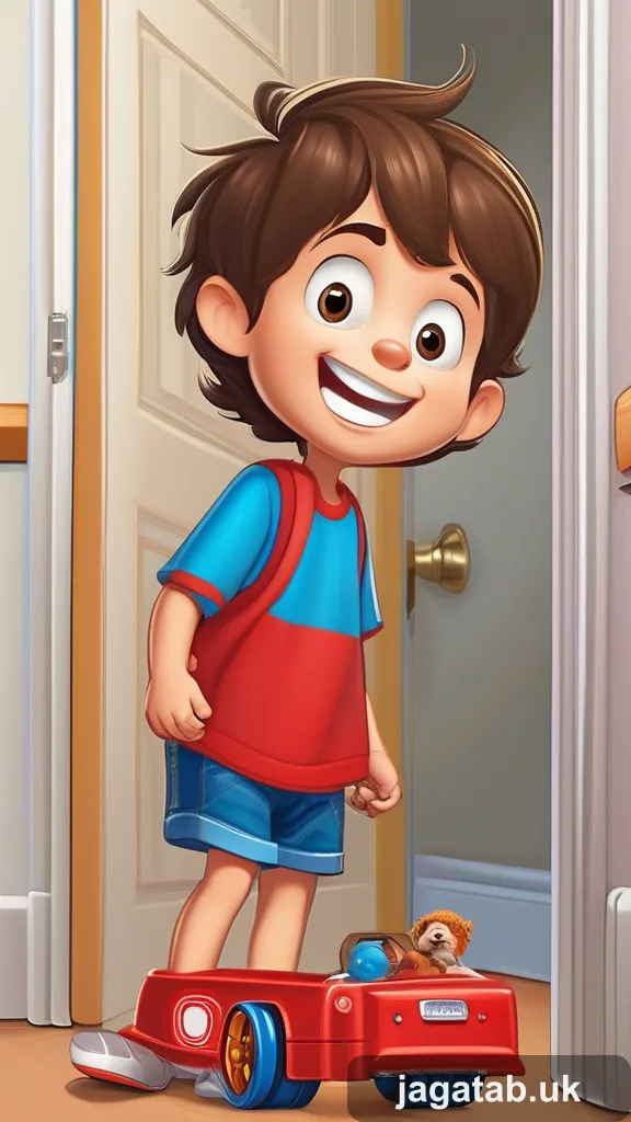 Curious Year Old Boy Messy Brown Hair 52a0
