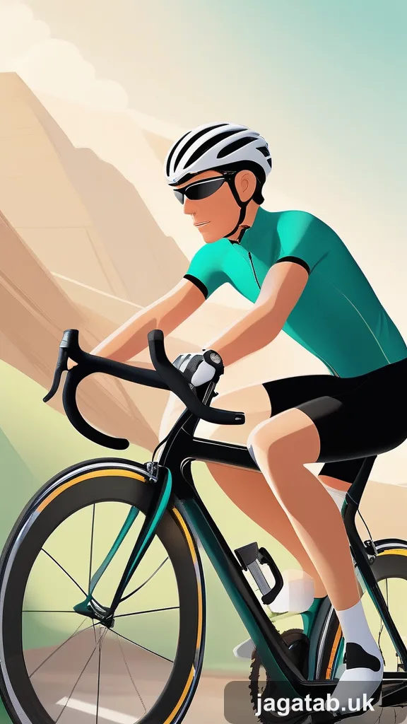 Early 30s Male Cyclist Short Dark Hair T 02b7