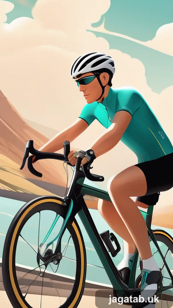 Early 30s Male Cyclist Short Dark Hair T 1c7c
