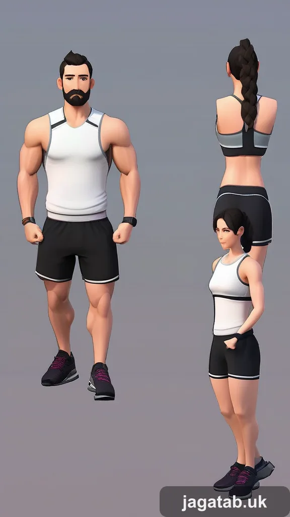 Fit Coach Early 30s Male Short Dark Hair D5e8