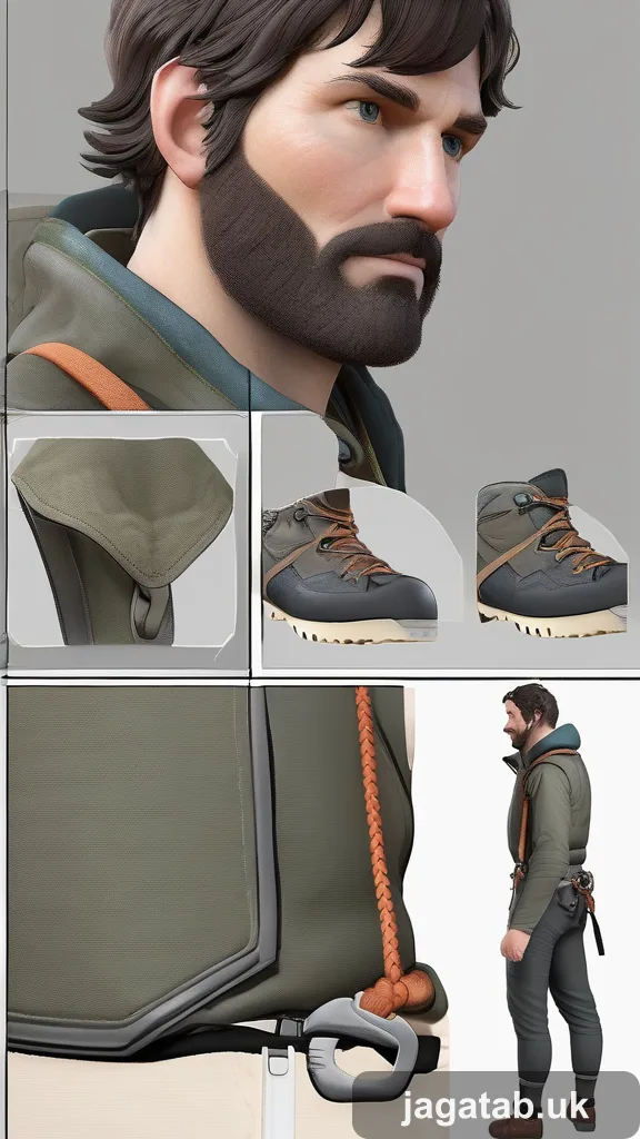 Late 20s Male Climber Short Dark Hair Fi 0ac0