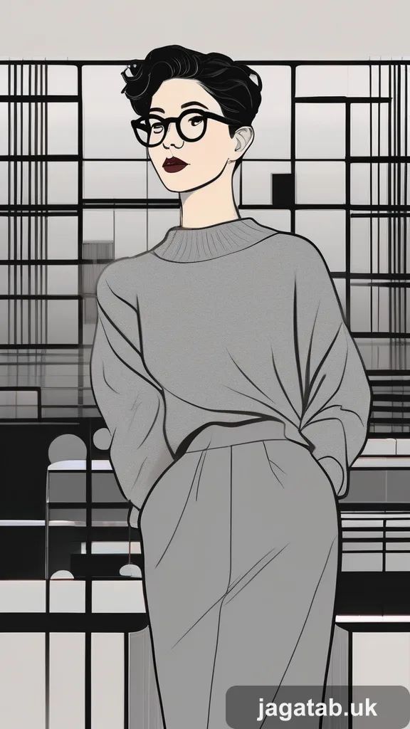 Late Twenties Gender Neutral Figure Shor B759