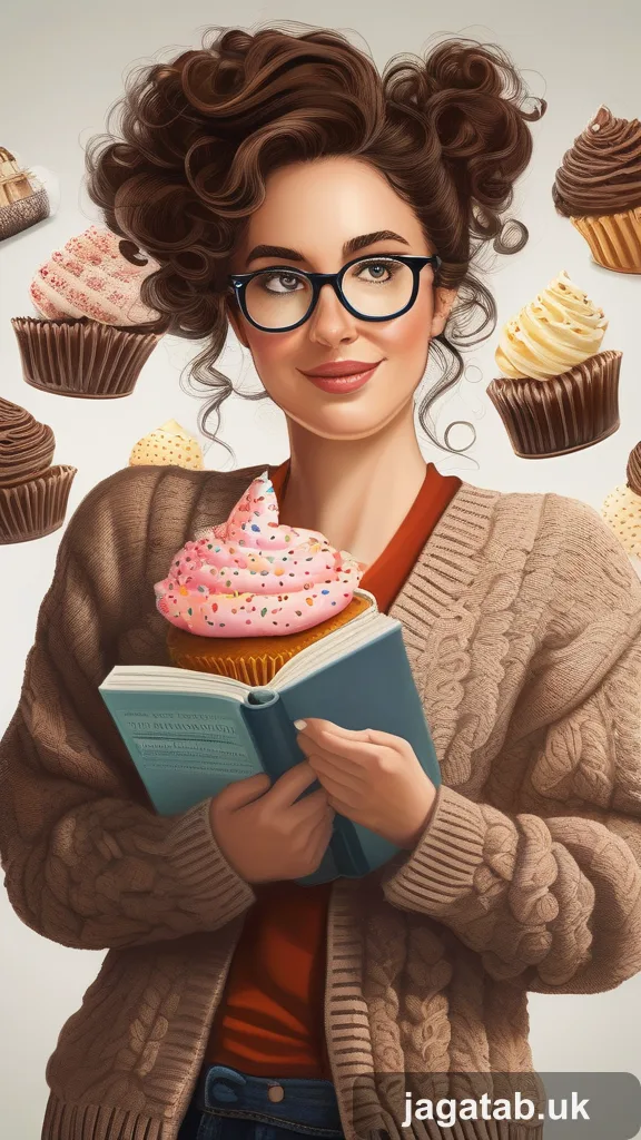 Late Twenties Woman Curly Brown Hair Gla 233a