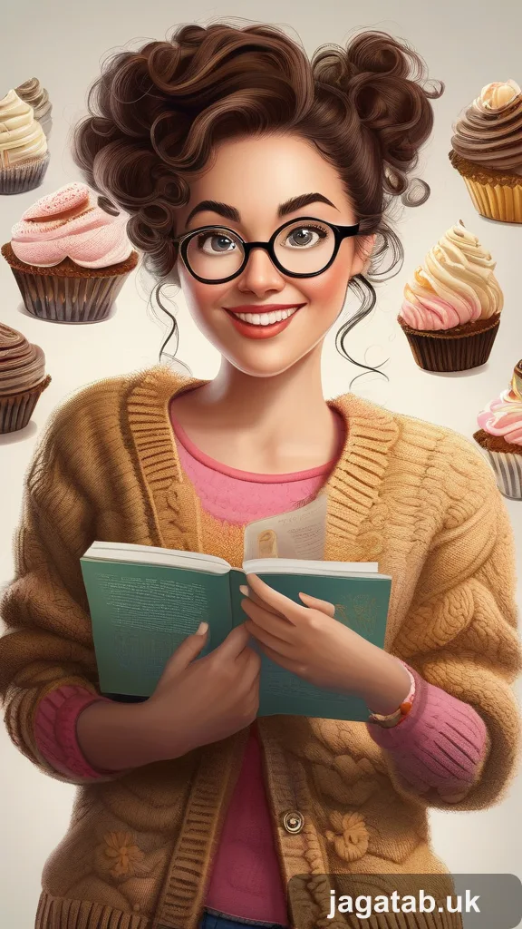 Late Twenties Woman Curly Brown Hair Gla 2e0d