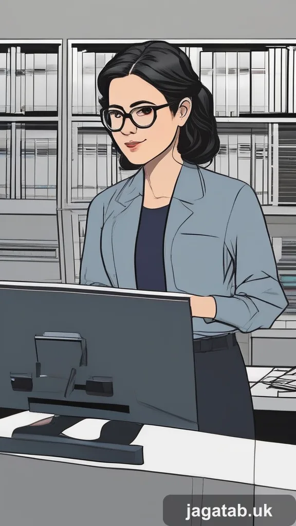 Mid 30s Female Engineer Short Dark Hair F05c