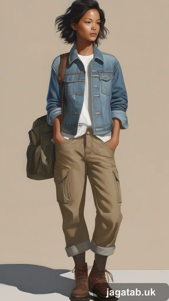 Mid 30s Gender Neutral Short Tousled Hai A309