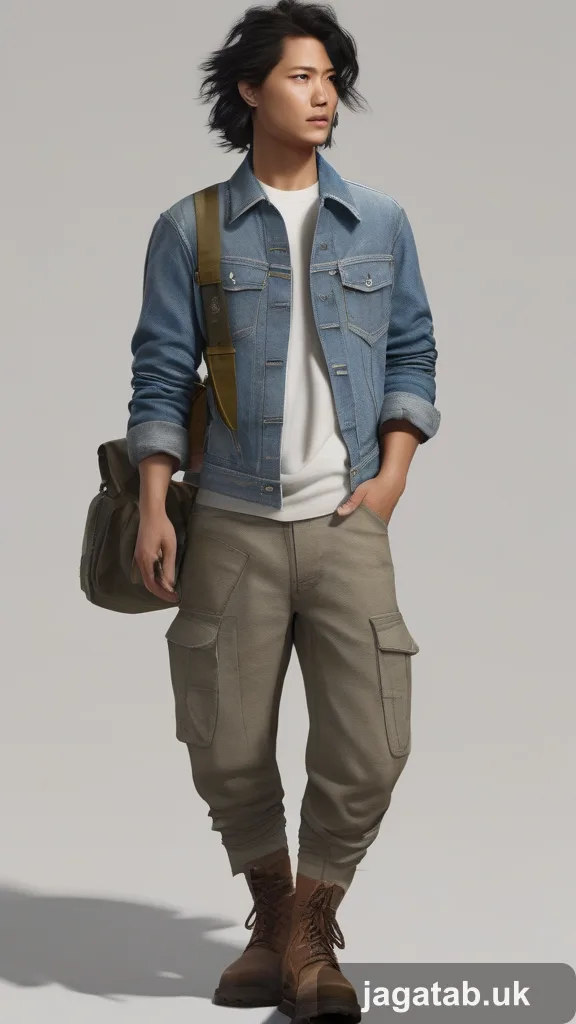 Mid 30s Gender Neutral Short Tousled Hai C93b