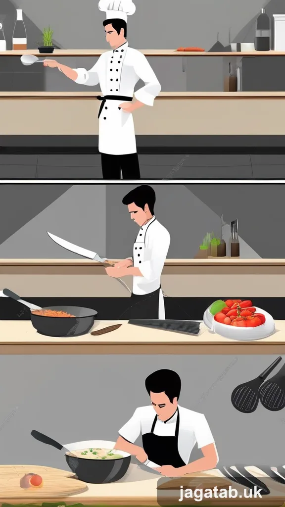 Mid 30s Male Chef Short Dark Hair Crisp B5ae