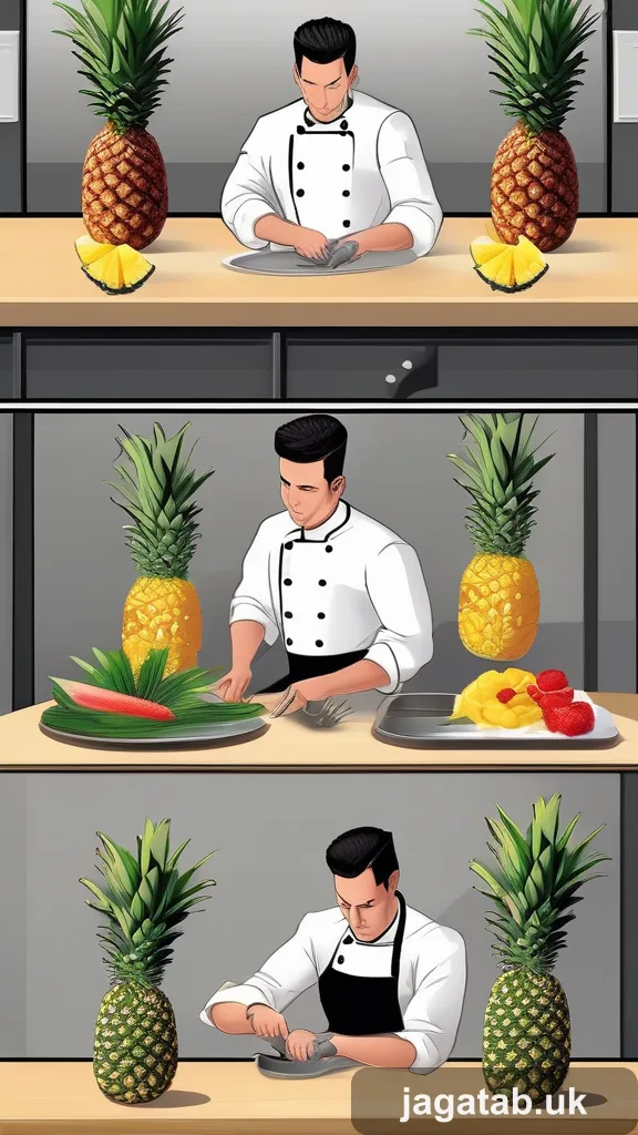 Mid 30s Male Chef Short Dark Hair Crisp C343