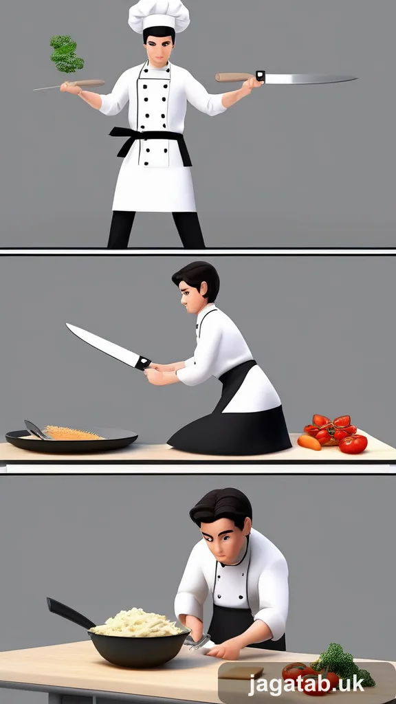 Mid 30s Male Chef Short Dark Hair Crisp E3b1