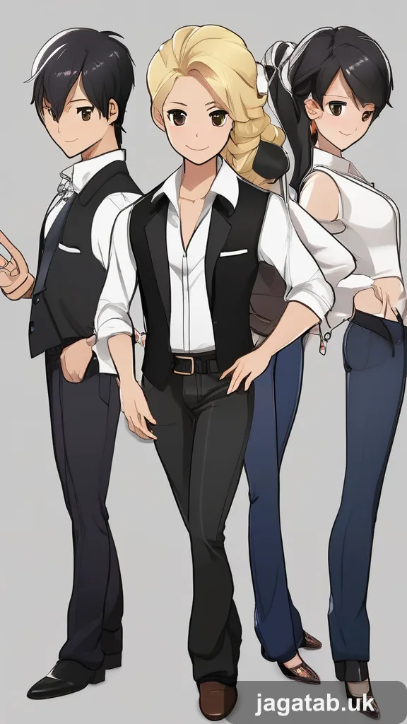 Mid 30s Male Magician Short Dark Hair Bl