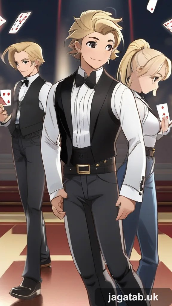 Mid 30s Male Magician Short Dark Hair Bl Fde5