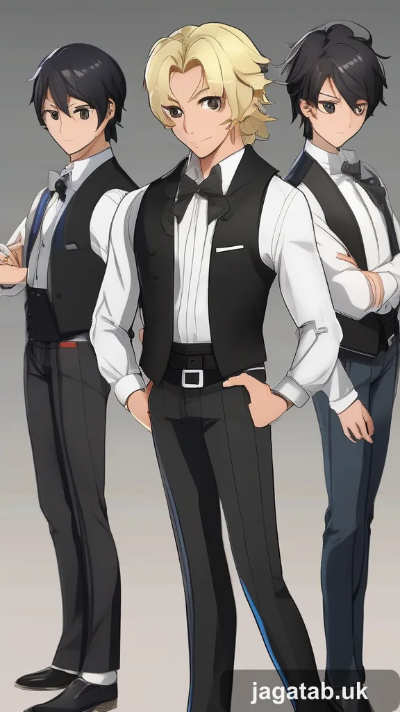Mid 30s Male Magician Short Dark Hair Bl