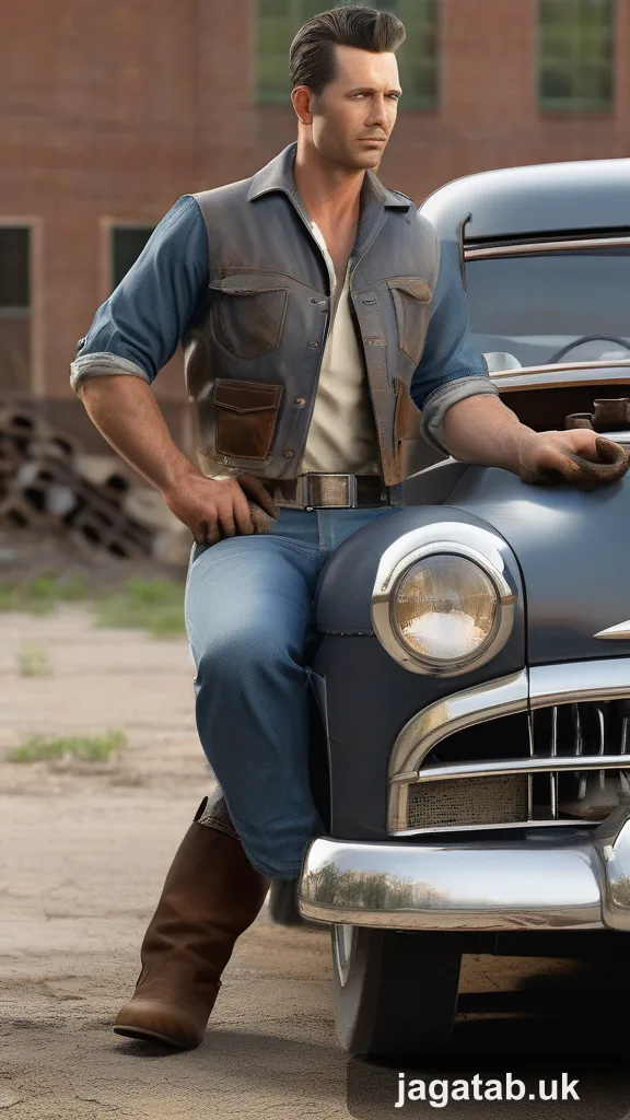 Mid 30s Male Mechanic Short Scruffy Hair 1eaa