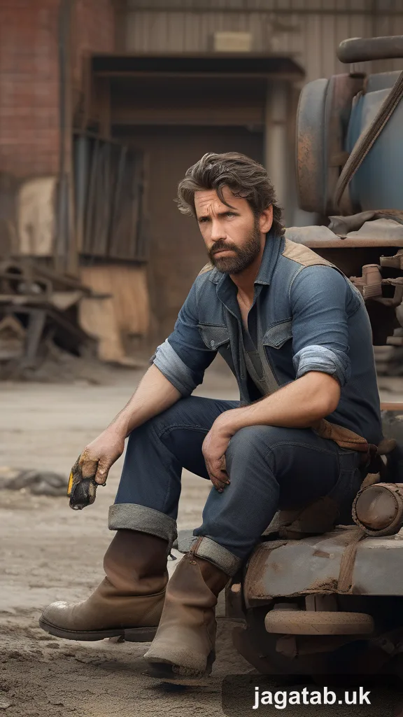 Mid 30s Male Mechanic Short Scruffy Hair 1ffa