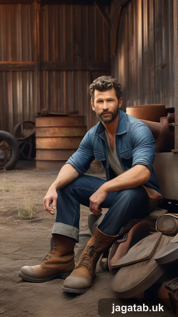 Mid 30s Male Mechanic Short Scruffy Hair Cd03