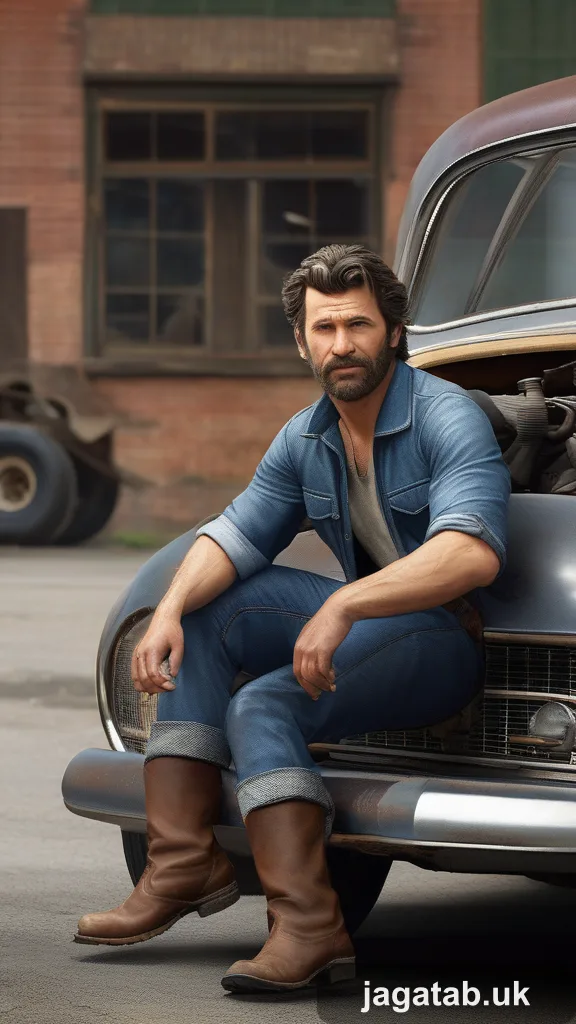 Mid 30s Male Mechanic Short Scruffy Hair Cea6
