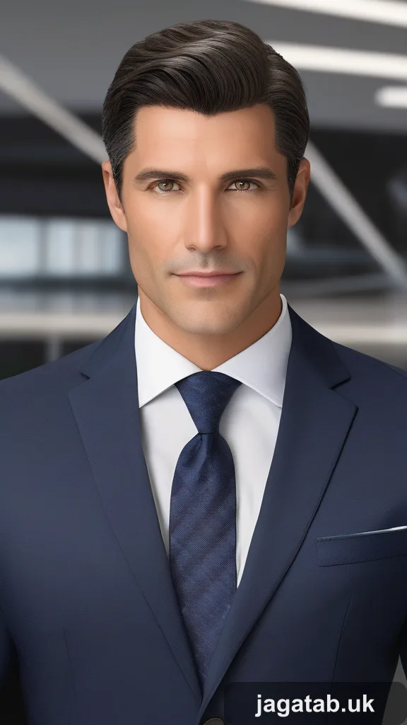 Mid 30s Male Salesperson Short Dark Hair 62b6