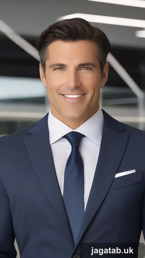 Mid 30s Male Salesperson Short Dark Hair F403