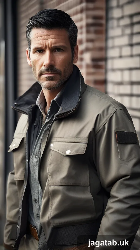 Mid 30s Male Short Dark Hair Weathered F 04ff