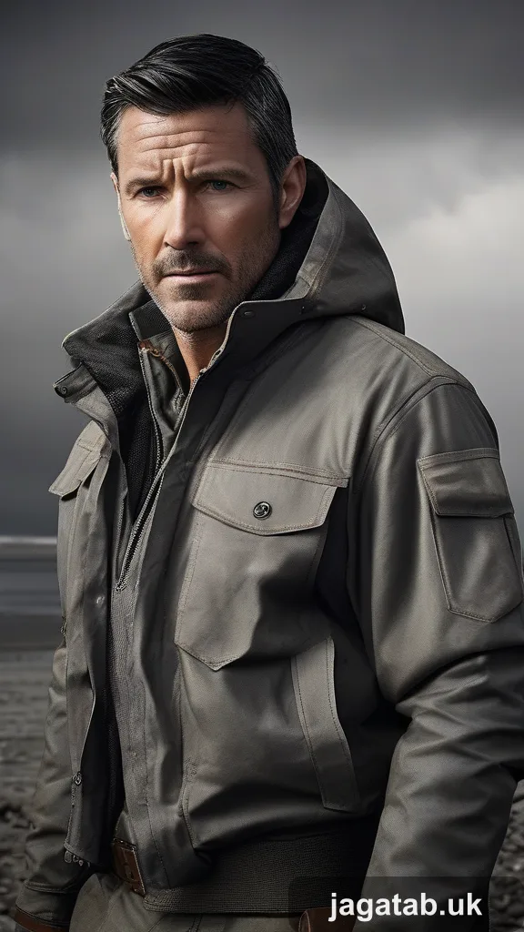 Mid 30s Male Short Dark Hair Weathered F 815c