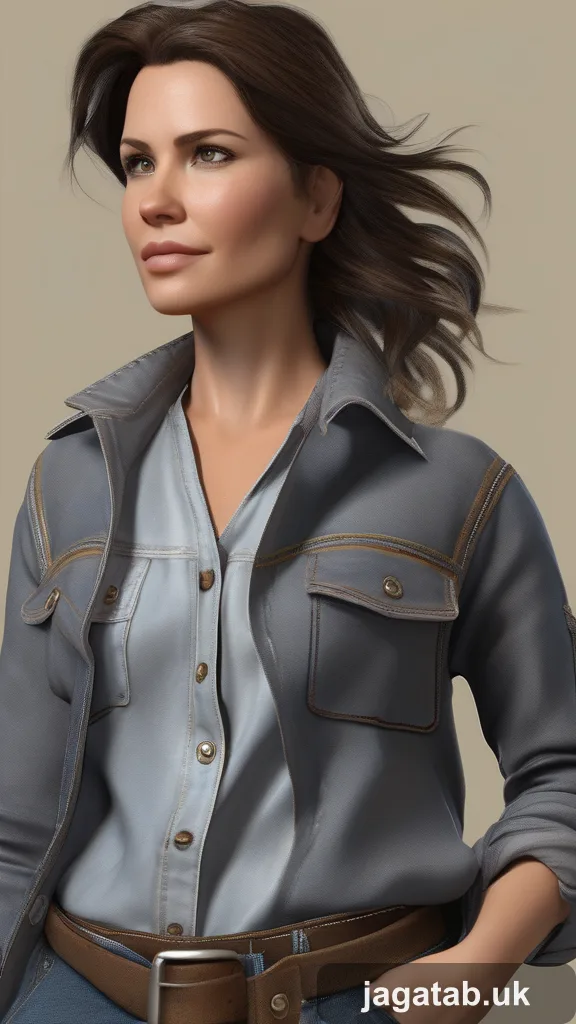 Mid 30s Woman Short Messy Brown Hair Den 0ac8