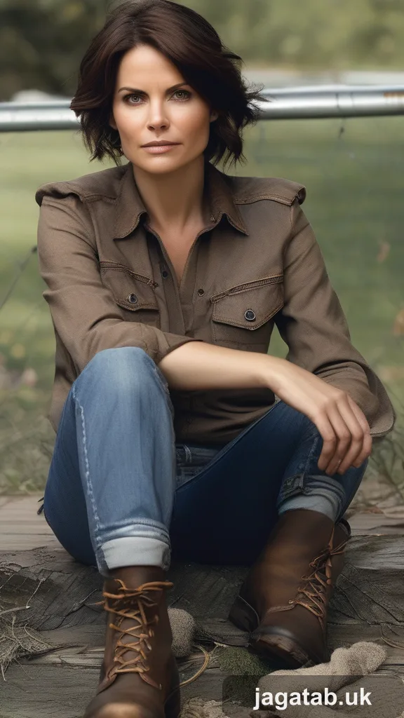 Mid 30s Woman Short Messy Brown Hair Den 48ed