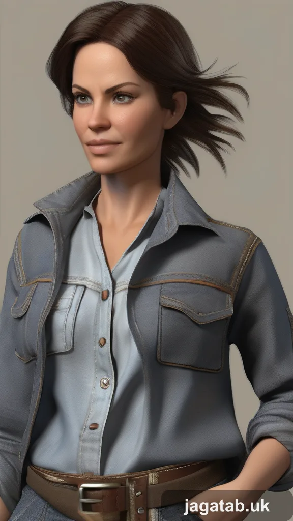 Mid 30s Woman Short Messy Brown Hair Den 5f07