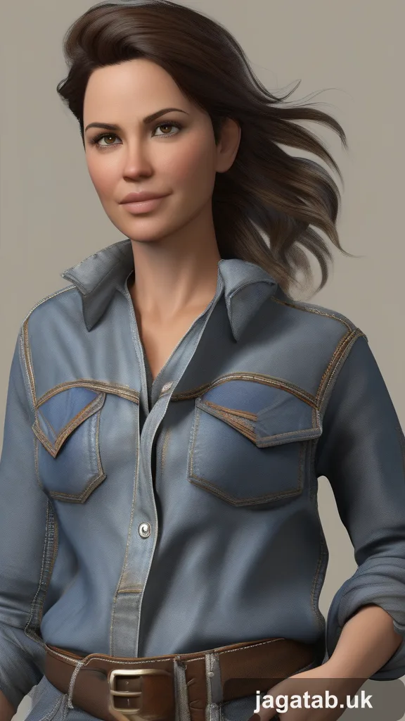 Mid 30s Woman Short Messy Brown Hair Den 9da8
