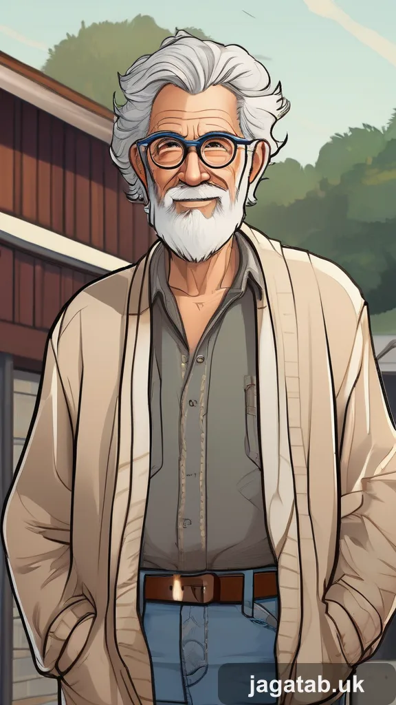 Middle Aged Artisan Unkempt Beard Short E1a4