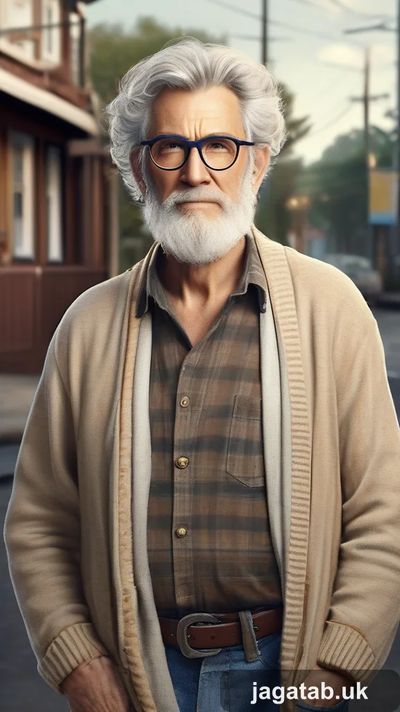 Middle Aged Artisan Unkempt Beard Short Effe