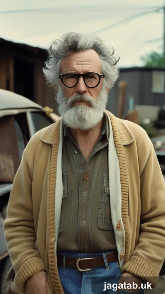 Middle Aged Artisan Unkempt Beard Short