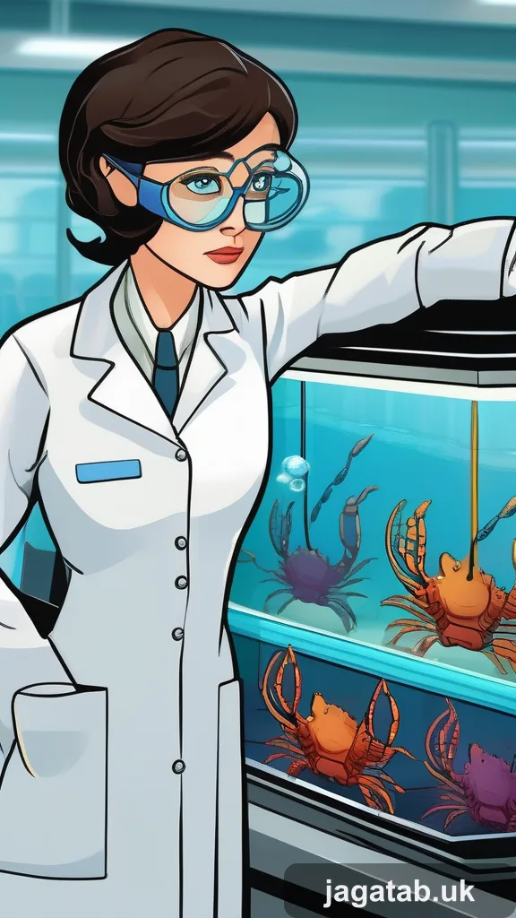 Middle Aged Female Scientist Short Dark C168