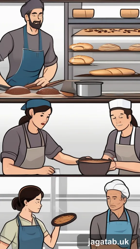 Middle Aged Male Baker Graying Short Hai